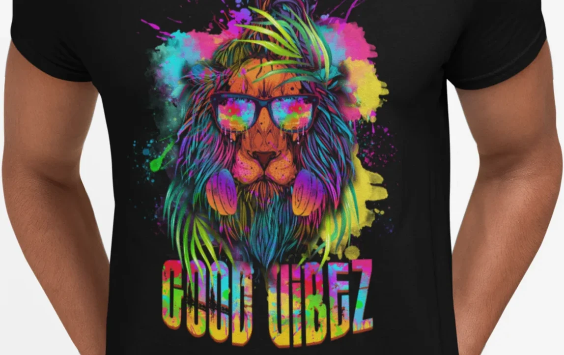 Good Vibez lion tee